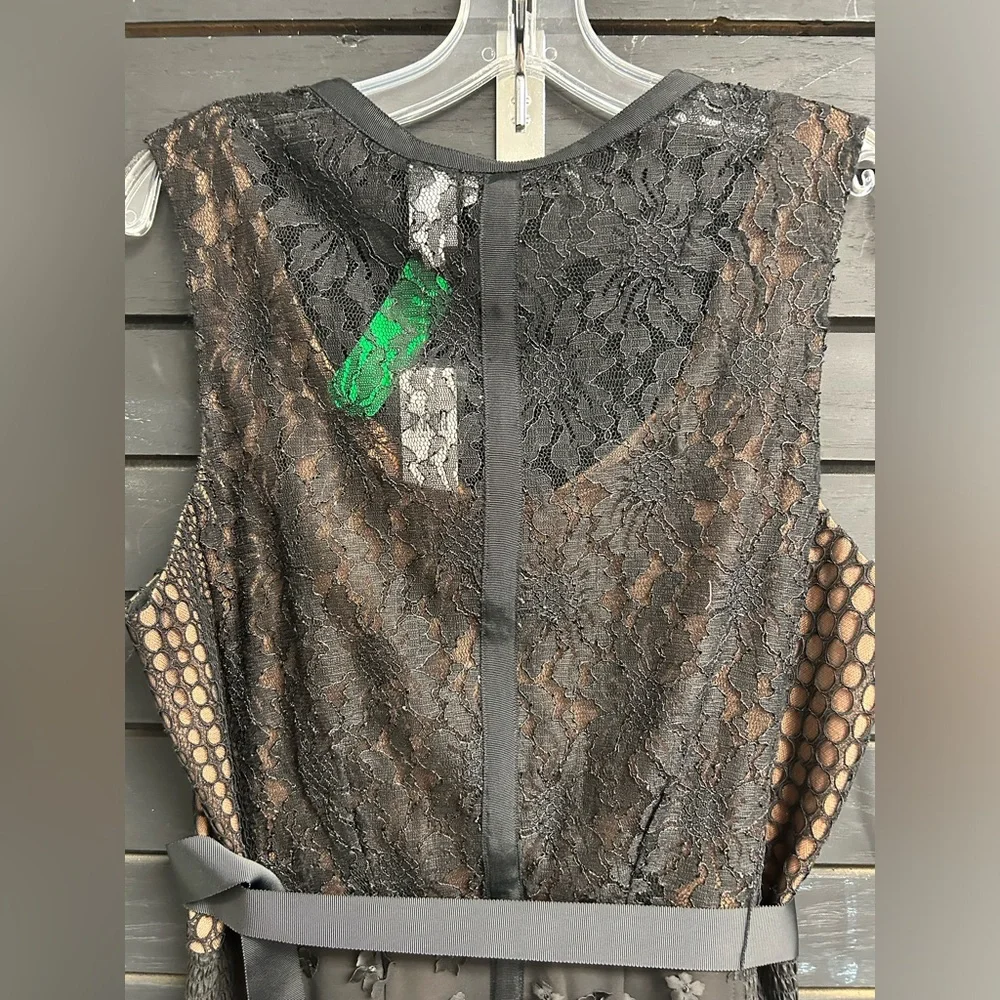 Anthropologie Black  Lace Dress NEW - Picture 11 of 12